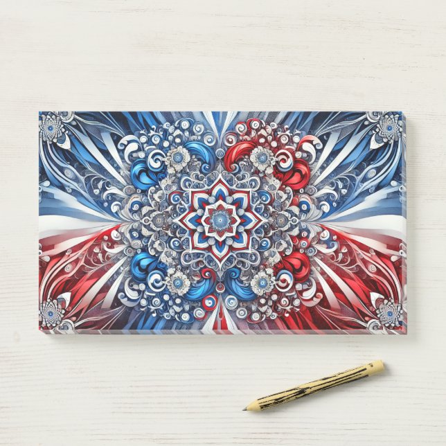 Post-it® Notes avec des couleurs françaises (Sur un bureau)