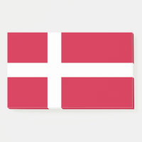 Notes avec le drapeau danois