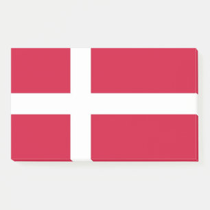Post-it® Notes avec le drapeau danois