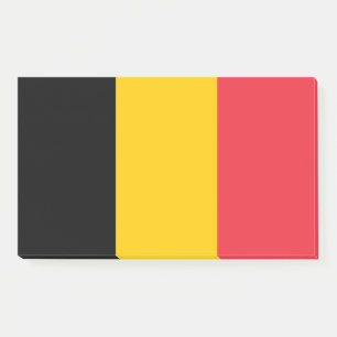Post-it® Notes avec le drapeau de Belgique