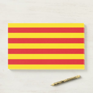 Post-it® Notes avec le drapeau de Catalogne