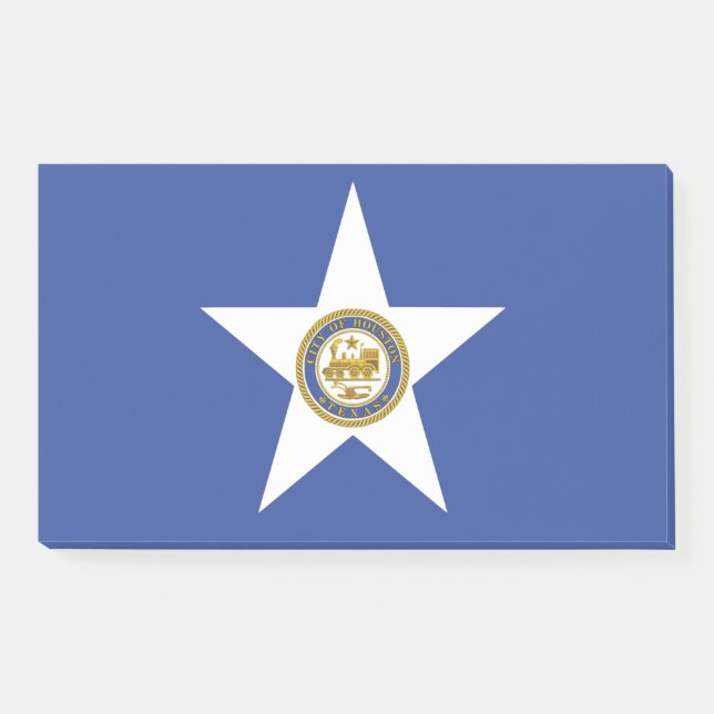 Post-it® Notes avec le drapeau de Houston, USA (Devant)