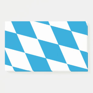 Post-it® Notes avec le drapeau de la Bavière, Allemagne