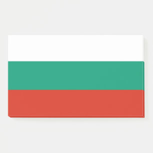 Post-it® Notes avec le drapeau de la Bulgarie