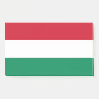Notes avec le drapeau de la Hongrie