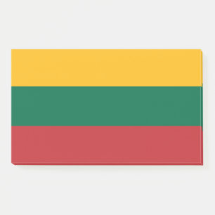 Post-it® Notes avec le drapeau de la Lituanie