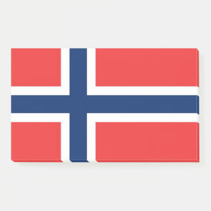 Post-it® Notes avec le drapeau de la Norvège