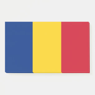 Post-it® Notes avec le drapeau de la Roumanie