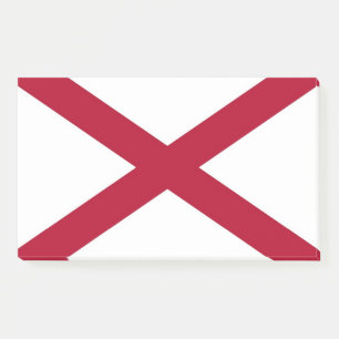 Post-it Notes avec le drapeau de l'Alabama, USA