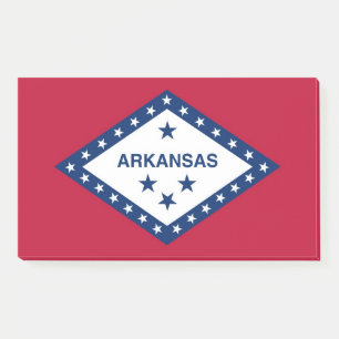 Post-it Notes avec le drapeau de l'Arkansas, État
