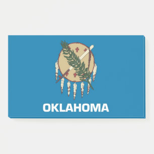 Post-it® Notes avec le drapeau de l'État d'Oklahoma, États-