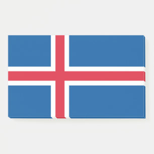 Post-it® Notes avec le drapeau de l'Islande