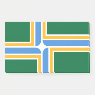 Post-it® Notes avec le drapeau de Portland City, USA