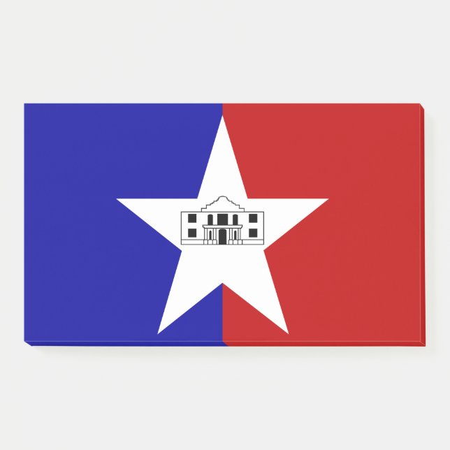 Post-it® Notes avec le drapeau de San Antonio, États-Unis (Devant)