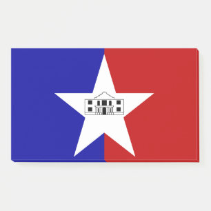 Post-it® Notes avec le drapeau de San Antonio, USA