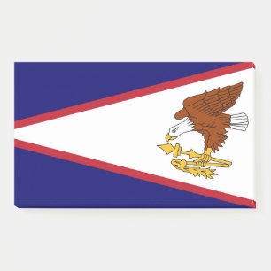 Post-it Notes avec le drapeau des Samoa américaine