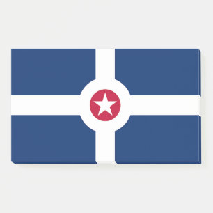 Post-it® Notes avec le drapeau d'Indianapolis, USA