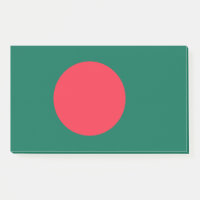 Notes avec le drapeau du Bangladesh