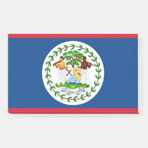 Post-it® Notes avec le drapeau du Belize