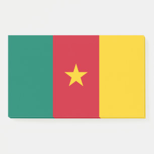 Post-it® Notes avec le drapeau du Cameroun
