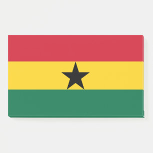 Post-it® Notes avec le drapeau du Ghana