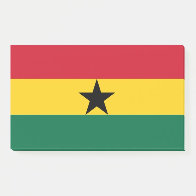 Post-it® Notes avec le drapeau du Ghana (Devant)