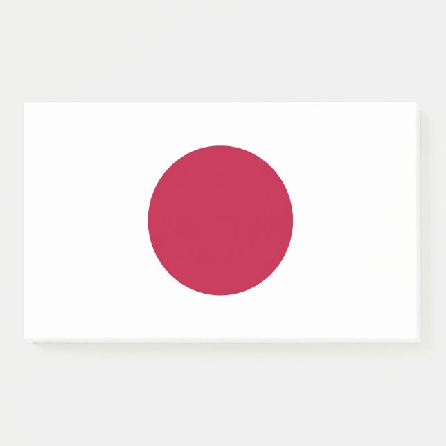 Post-it® Notes avec le drapeau du Japon (Devant)