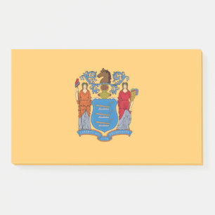 Post-it® Notes avec le drapeau du New Jersey, USA