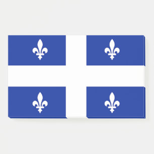 Post-it® Notes avec le drapeau du Québec, Canada