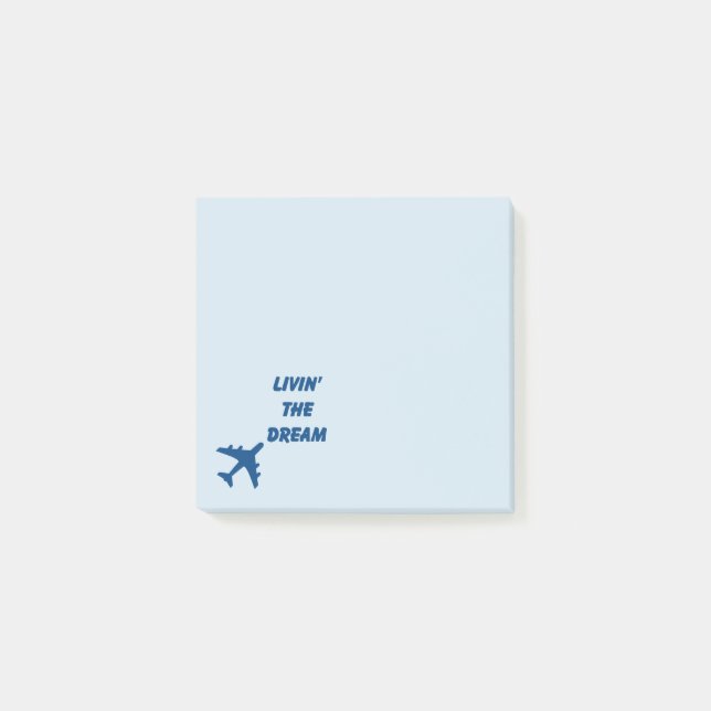 Post-it® Notes bleu ciel (Devant)