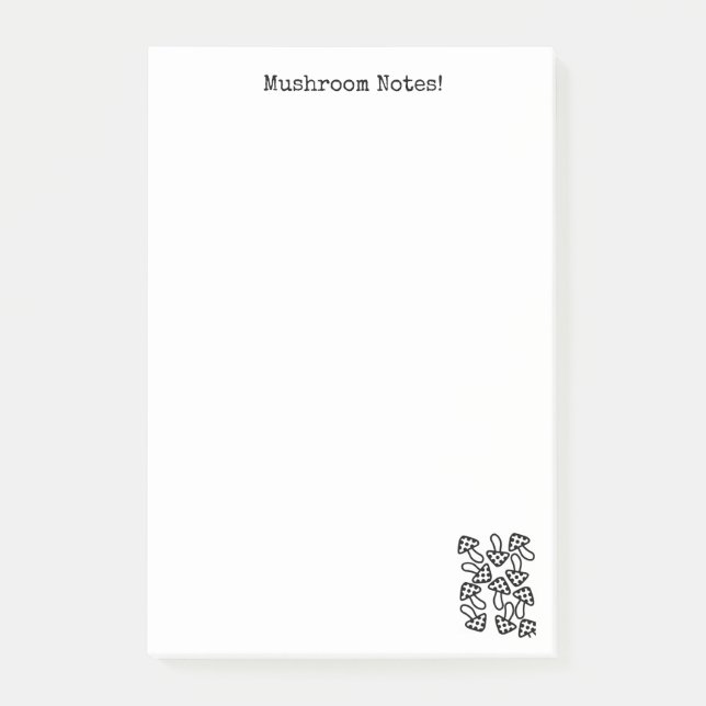 Post-it® Notes Champignons (Devant)