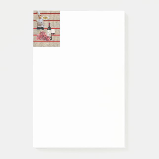 Post-it Notes Chef Raisin de Vin Rouge (Devant)