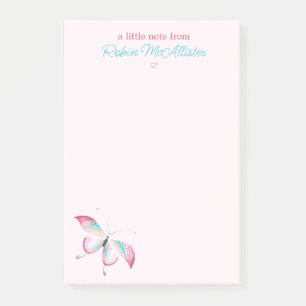 Post-it® Notes chics de Courrier-it® de papillon de