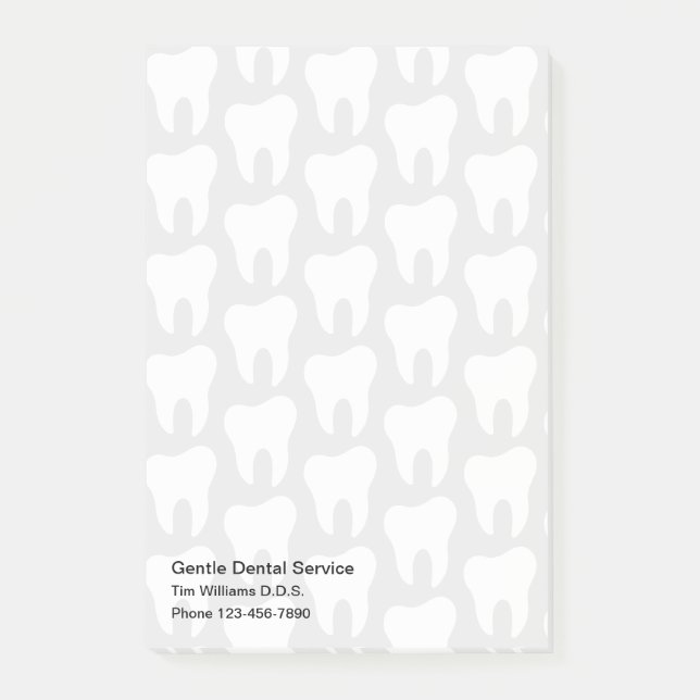 Post-it® Notes collantes de bureau dentaire (Devant)
