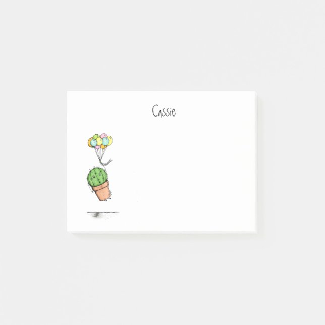 Post-it® Notes collantes de Cactus mignon (Devant)