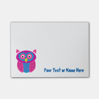 Post-it® Notes collantes de hibou génial