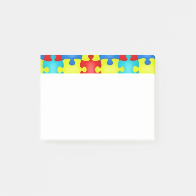 Post-it® Notes collantes de notes de post-it d'autisme (Devant)