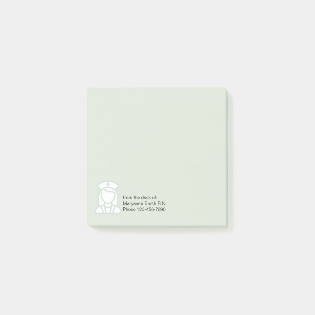Post-it® Notes collantes d'infirmière Médicale (Devant)