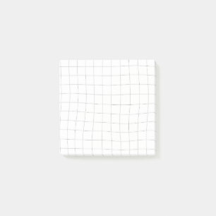 Post-it® Notes collantes Grille Vave - Noir et Blanc