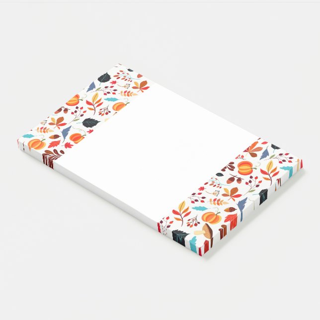 Post-it® Notes collantes pour le Motif d'automne (Incliné)