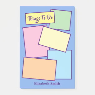 Post-it® Notes collantes simples Couleurs pastel papier