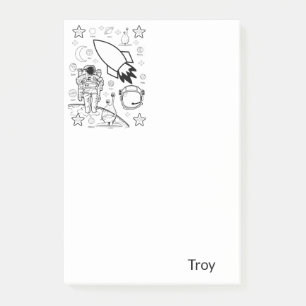 Post-it Notes Coloration des Astronautes Aliens