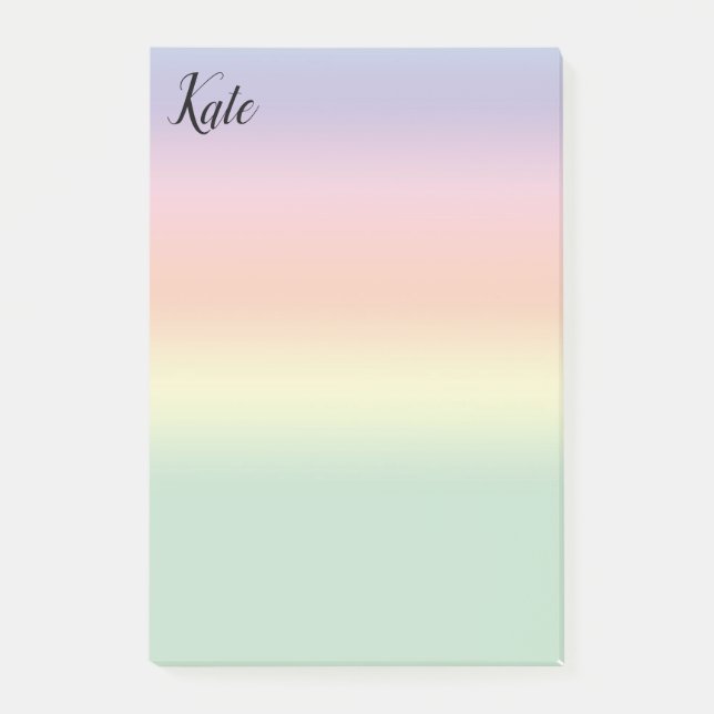 Post-it Notes Couleurs Pastel (Devant)