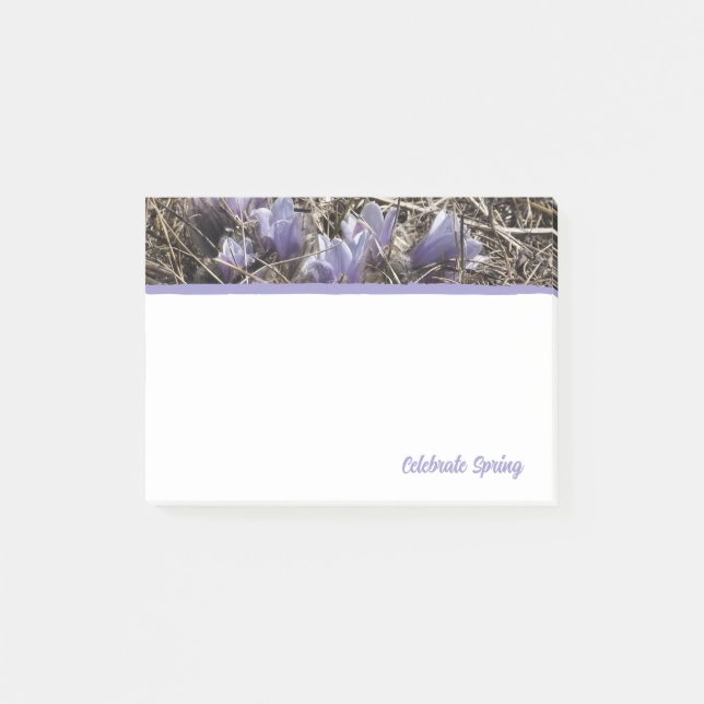 Post-It Notes Crocus de Prairie Violet (Devant)