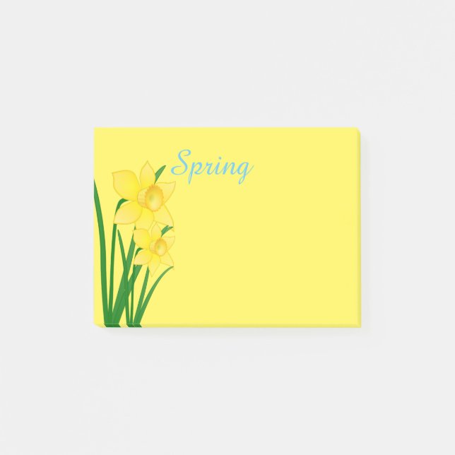 Post-it-Notes-Daffodils Post-it Notes (Front)