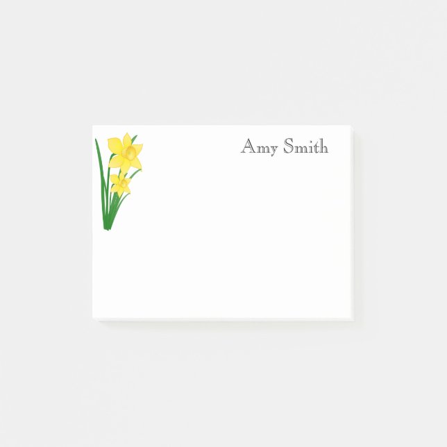 Post-it-Notes-Daffodils Post-it Notes (Front)