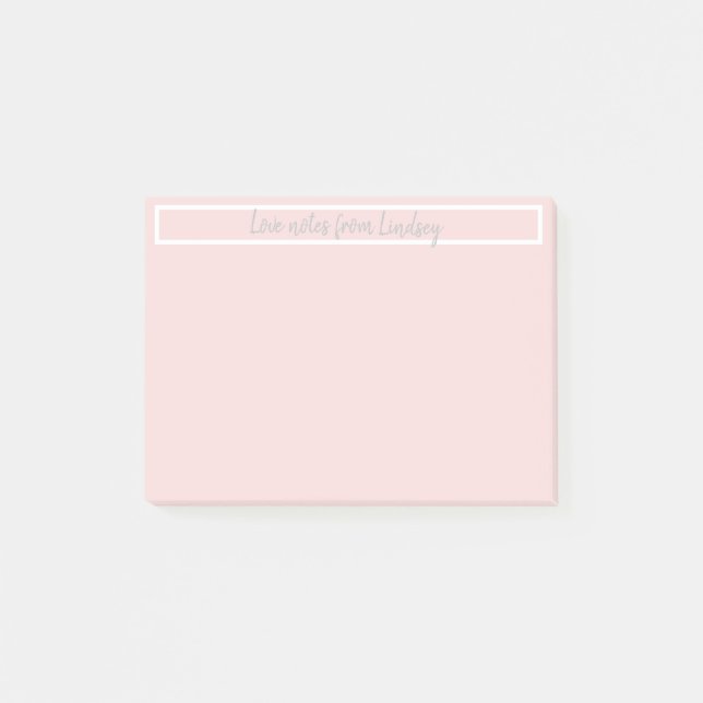Post-it® NOTES D'AMOUR PERSONNALISÉES Notes de post-it (Devant)