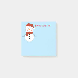 Post-it® Notes d'après-midi de Noël Snowman