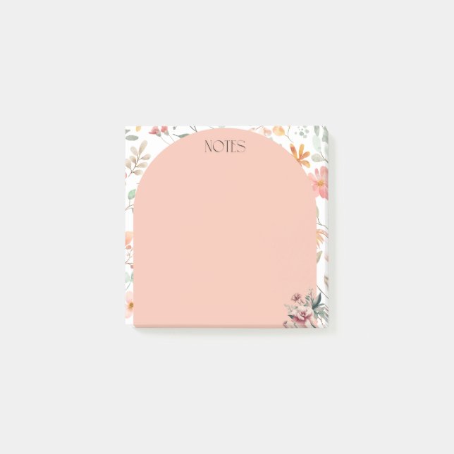 Post-it® Notes d'arc Whimsy Bloom (Devant)