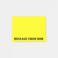 Notes de Bob Dayglow Yellow